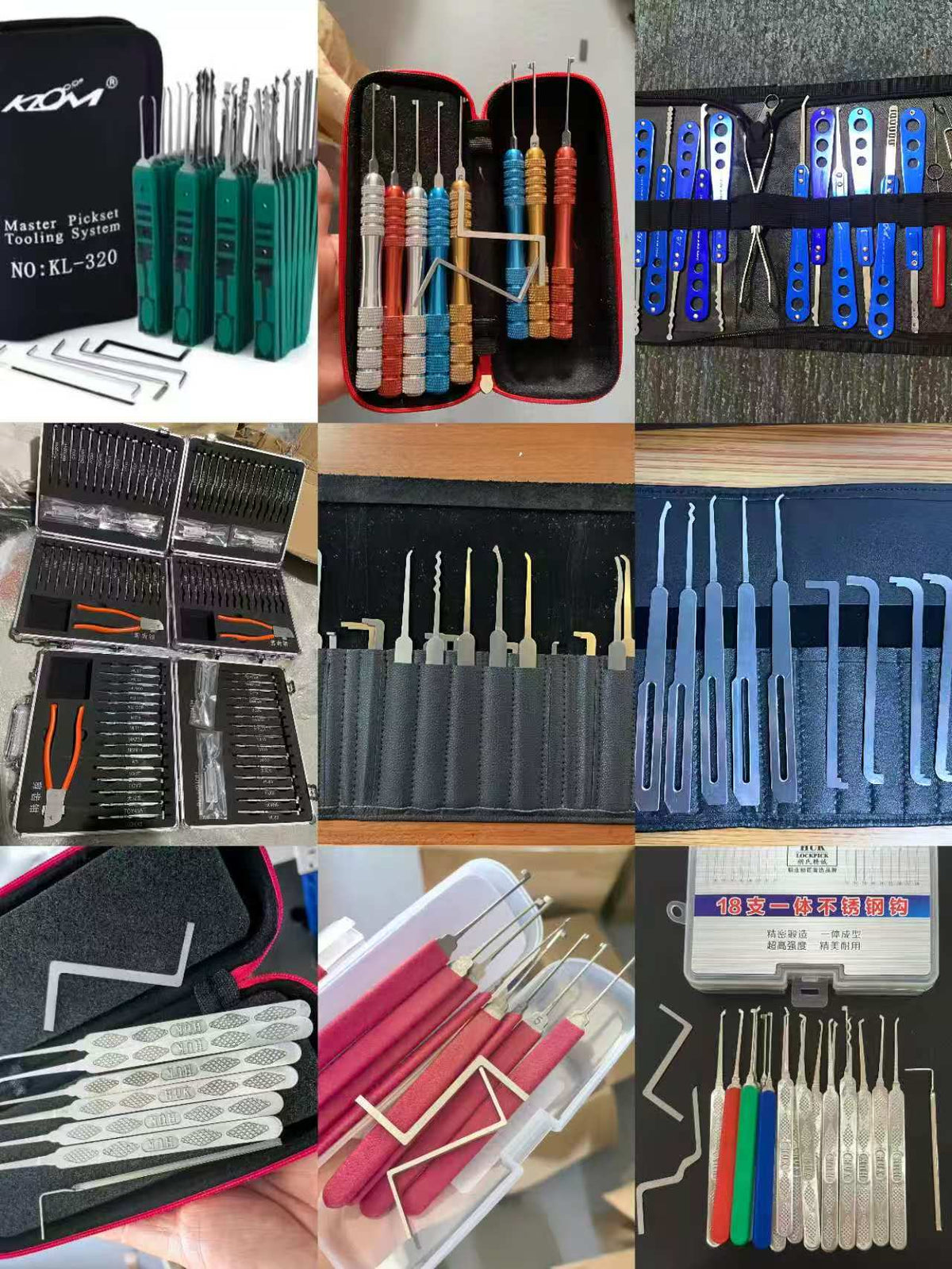 Professional Locksmith Tool Sets