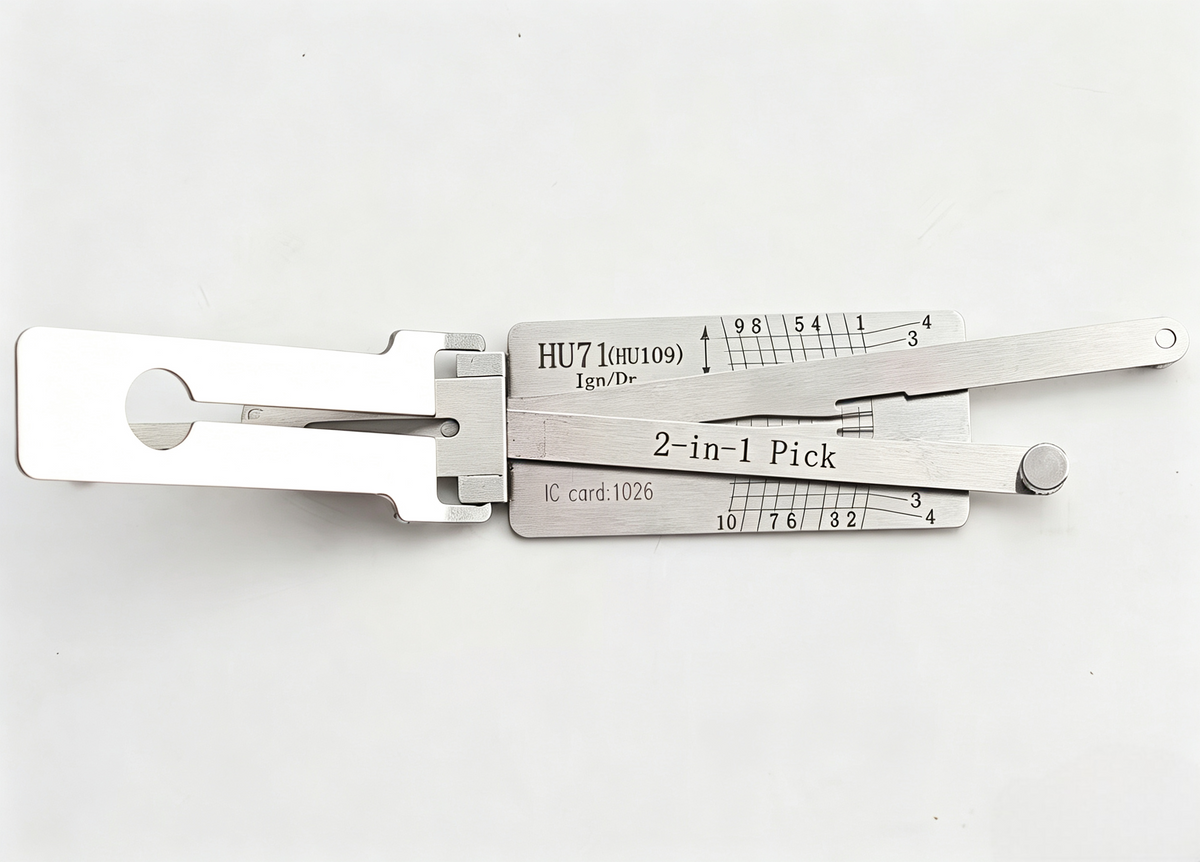 🔧 Lishi 2-in-1 HU71(HU109) Auto Lock Pick & Decoder