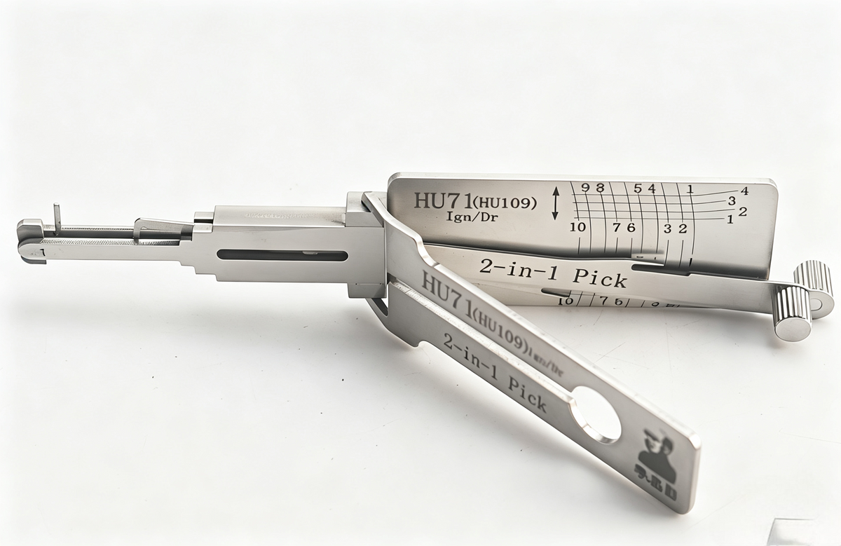 🔧 Lishi 2-in-1 HU71(HU109) Auto Lock Pick & Decoder