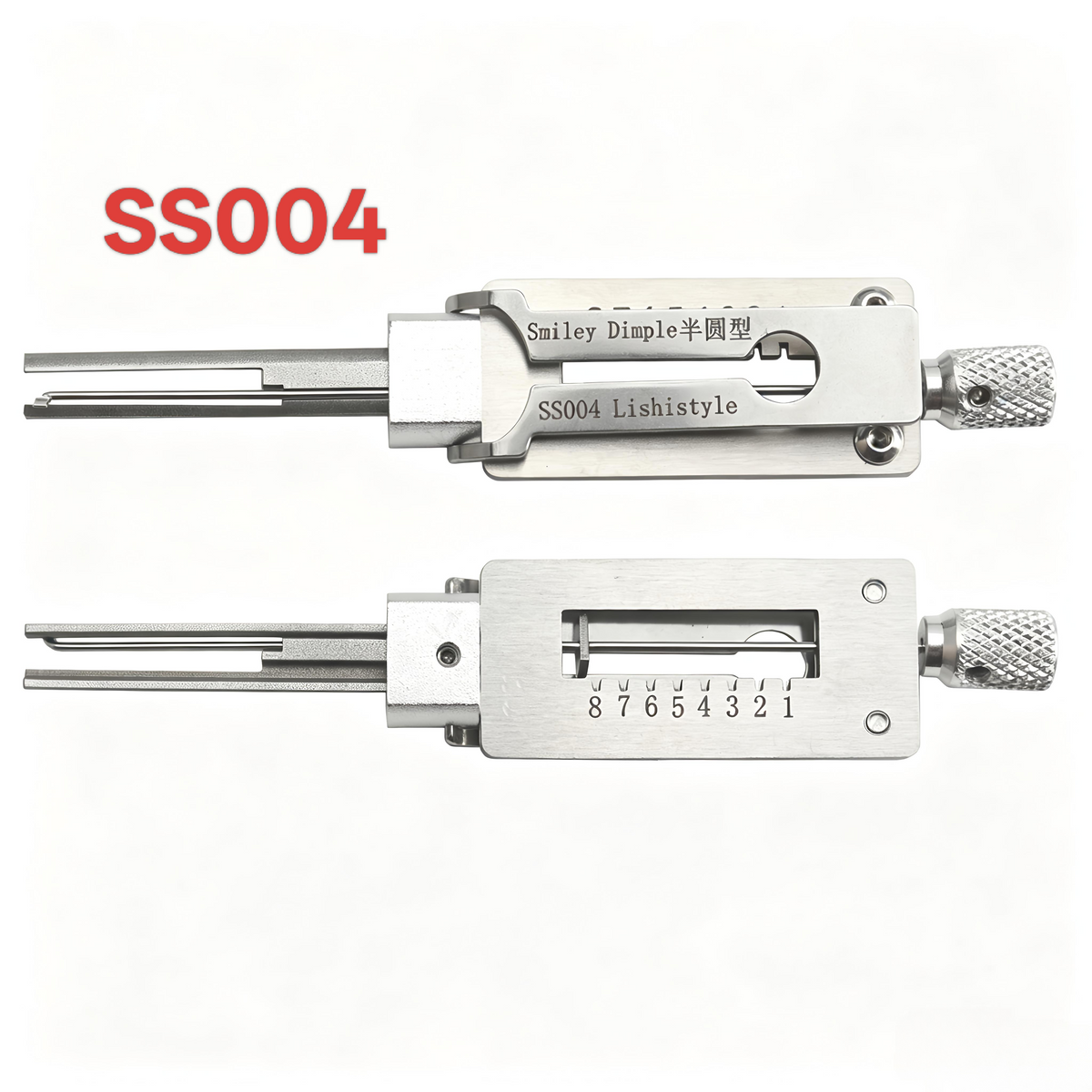 🔧 Lishi SS004 2-in-1 Door Lock Pick & Decoder | Professional Door Lock Tool