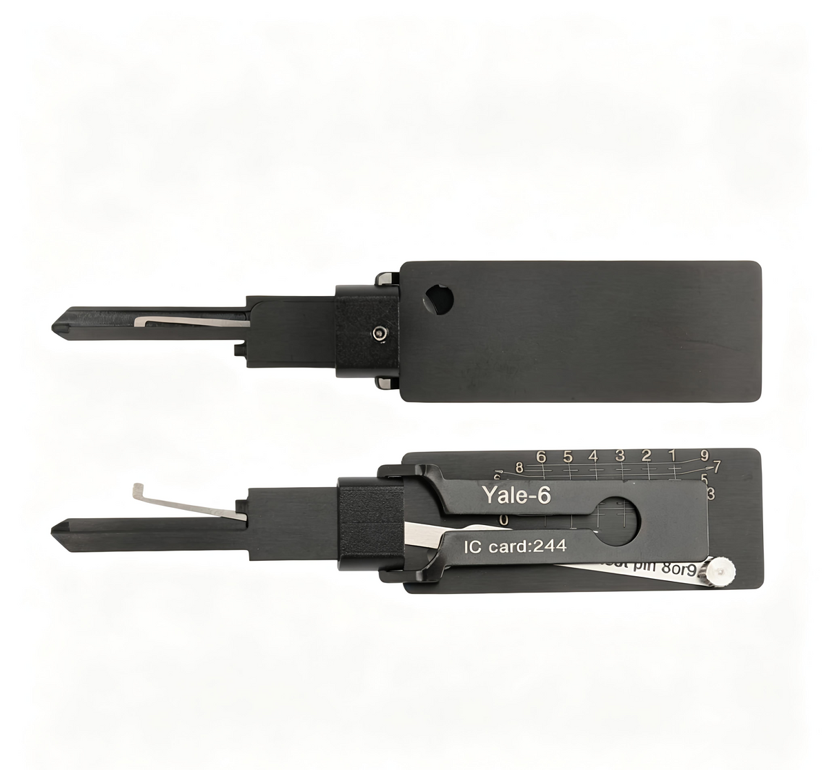 🔧 Lishi Yale-6 2-in-1 Door Lock Pick & Decoder | Professional Door Lock Tool