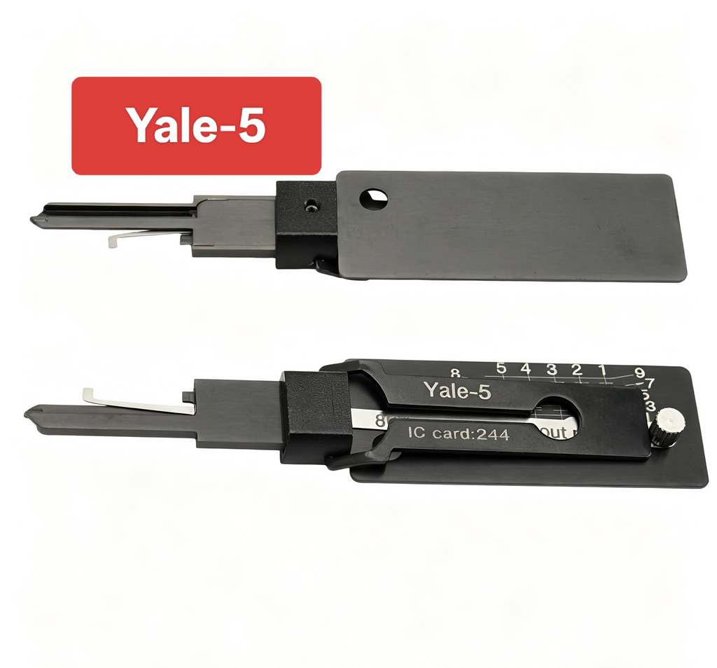 🔧 Lishi Yale-5 2-in-1 Door Lock Pick & Decoder | Professional Door Lock Tool