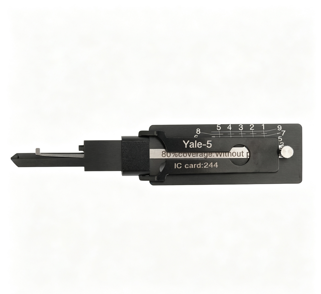 🔧 Lishi Yale-5 2-in-1 Door Lock Pick & Decoder | Professional Door Lock Tool