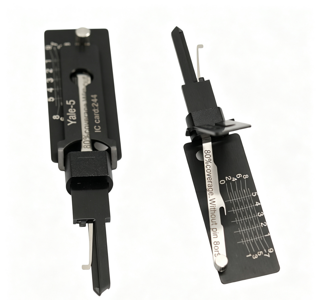 🔧 Lishi Yale-5 2-in-1 Door Lock Pick & Decoder | Professional Door Lock Tool