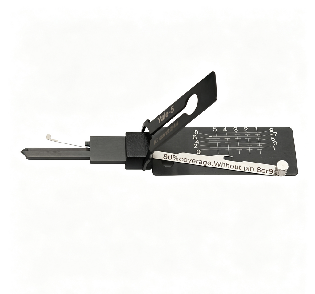 🔧 Lishi Yale-5 2-in-1 Door Lock Pick & Decoder | Professional Door Lock Tool