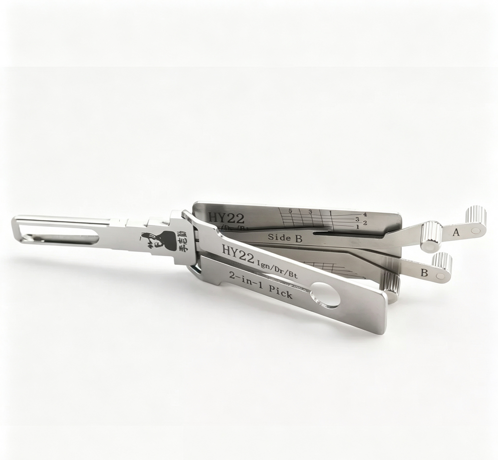 🔧 Lishi HY22 2-in-1 Auto Lock Pick & Decoder | Professional Car Decoding Tool