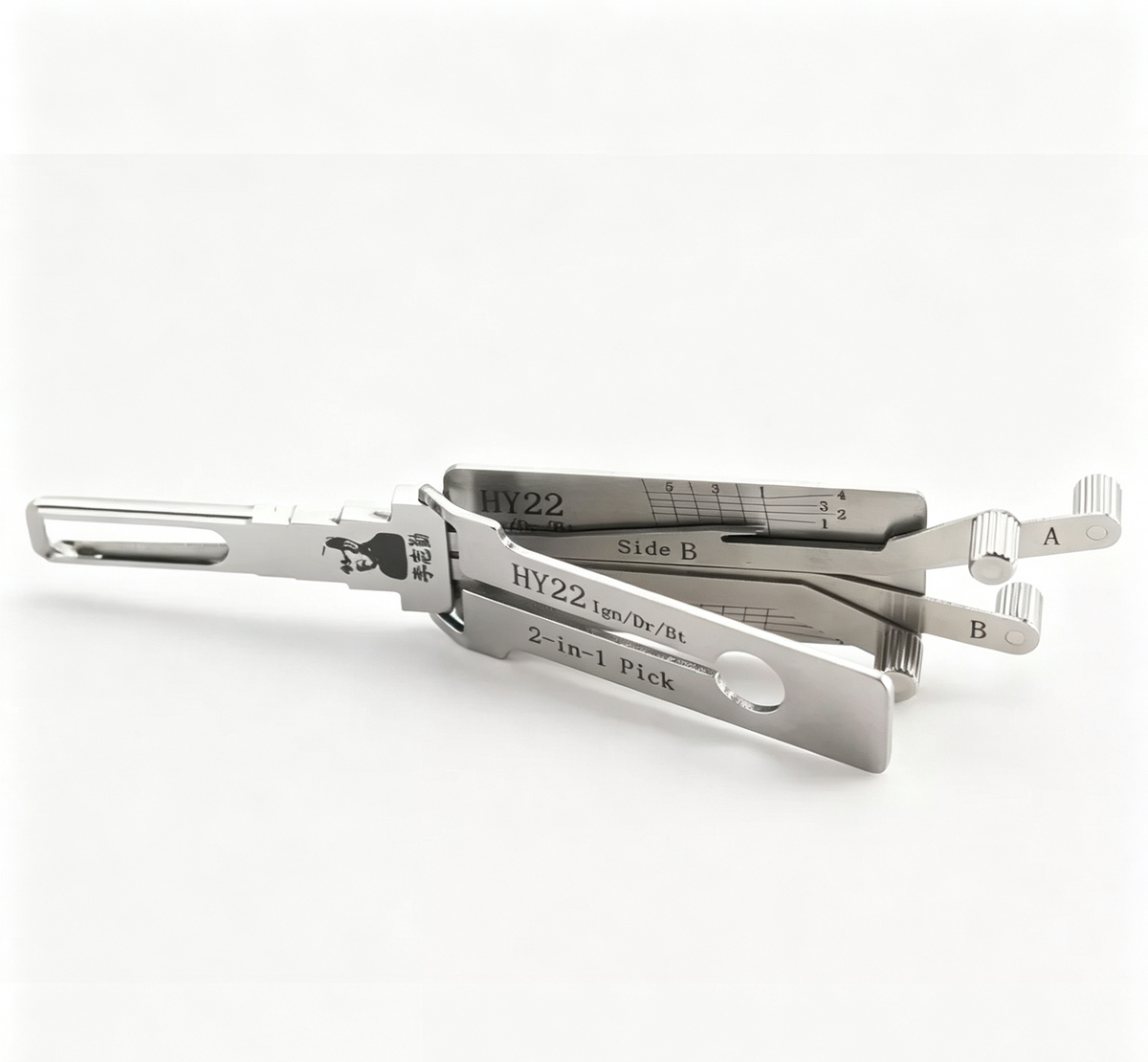 🔧 Lishi HY22 2-in-1 Auto Lock Pick & Decoder | Professional Car Decoding Tool