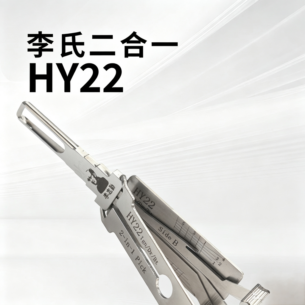 🔧 Lishi HY22 2-in-1 Auto Lock Pick & Decoder | Professional Car Decoding Tool