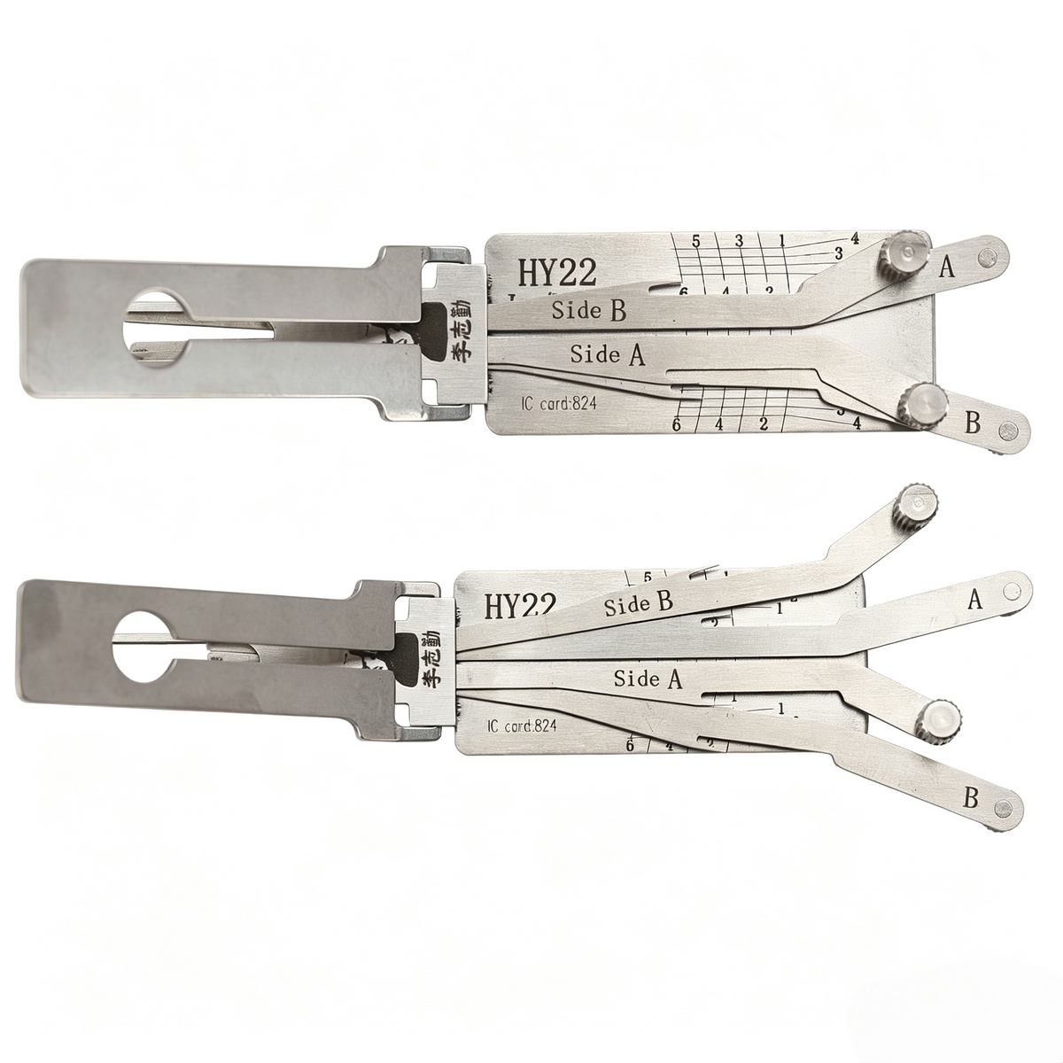 🔧 Lishi HY22 2-in-1 Auto Lock Pick & Decoder | Professional Car Decoding Tool