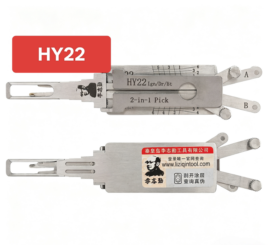 🔧 Lishi HY22 2-in-1 Auto Lock Pick & Decoder | Professional Car Decoding Tool