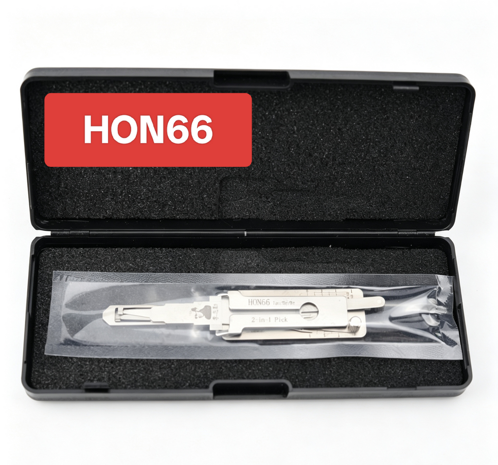 🔧 Lishi 2-in-1 HON66 Auto Lock Pick & Decoder, Ultimate Car Decoding Tool