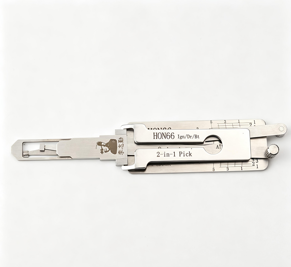 🔧 Lishi 2-in-1 HON66 Auto Lock Pick & Decoder, Ultimate Car Decoding Tool