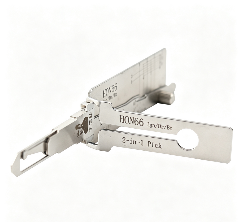 🔧 Lishi 2-in-1 HON66 Auto Lock Pick & Decoder, Ultimate Car Decoding Tool