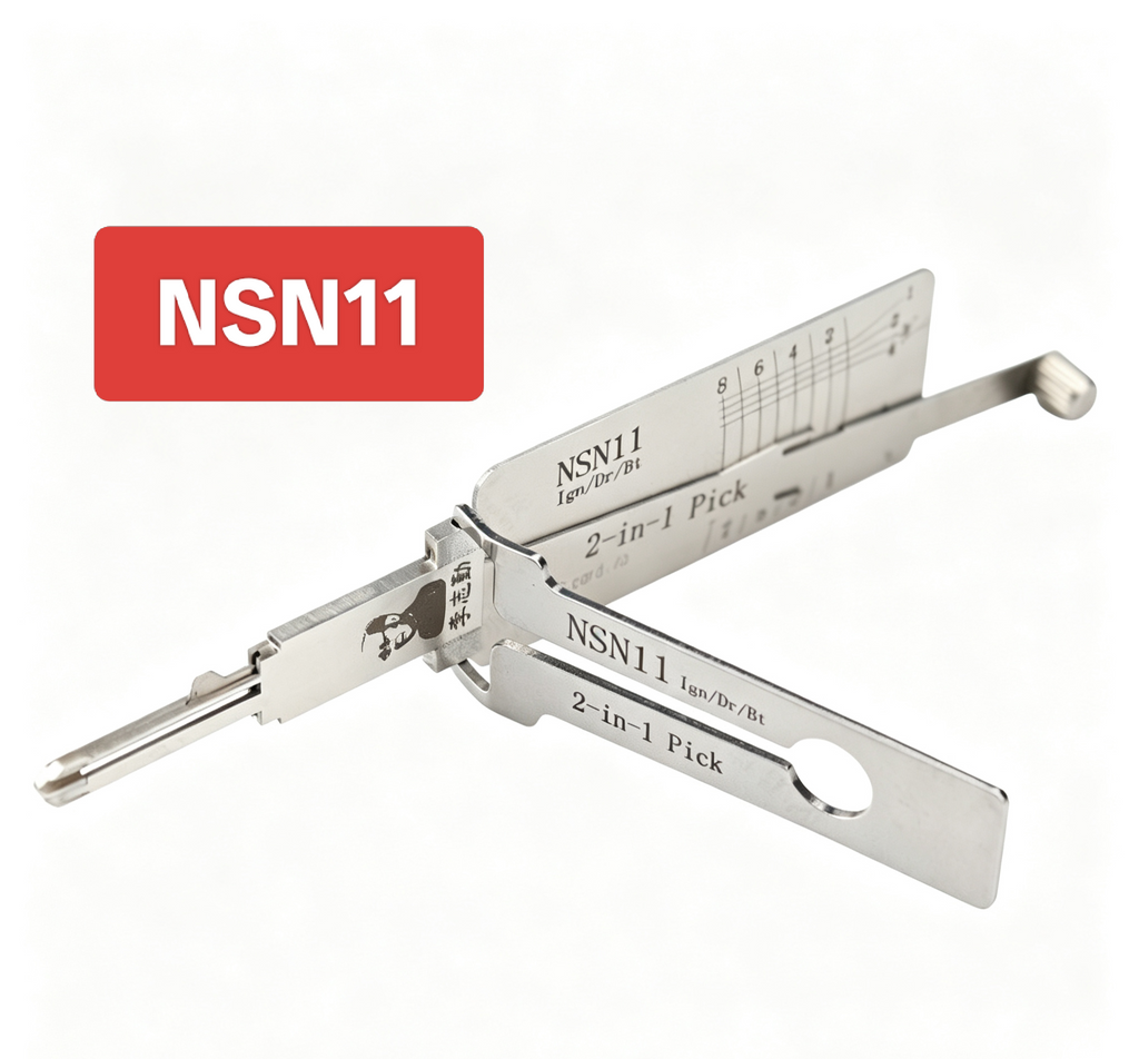 🔧 Lishi NSN11 2-in-1 Auto Lock Pick & Decoder | Professional Car Decoding Tool