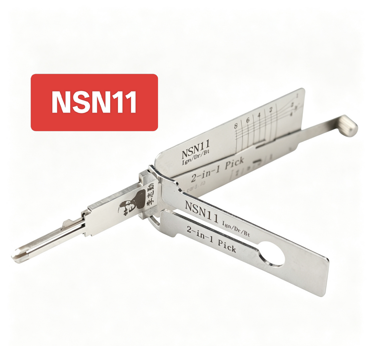 🔧 Lishi NSN11 2-in-1 Auto Lock Pick & Decoder | Professional Car Decoding Tool