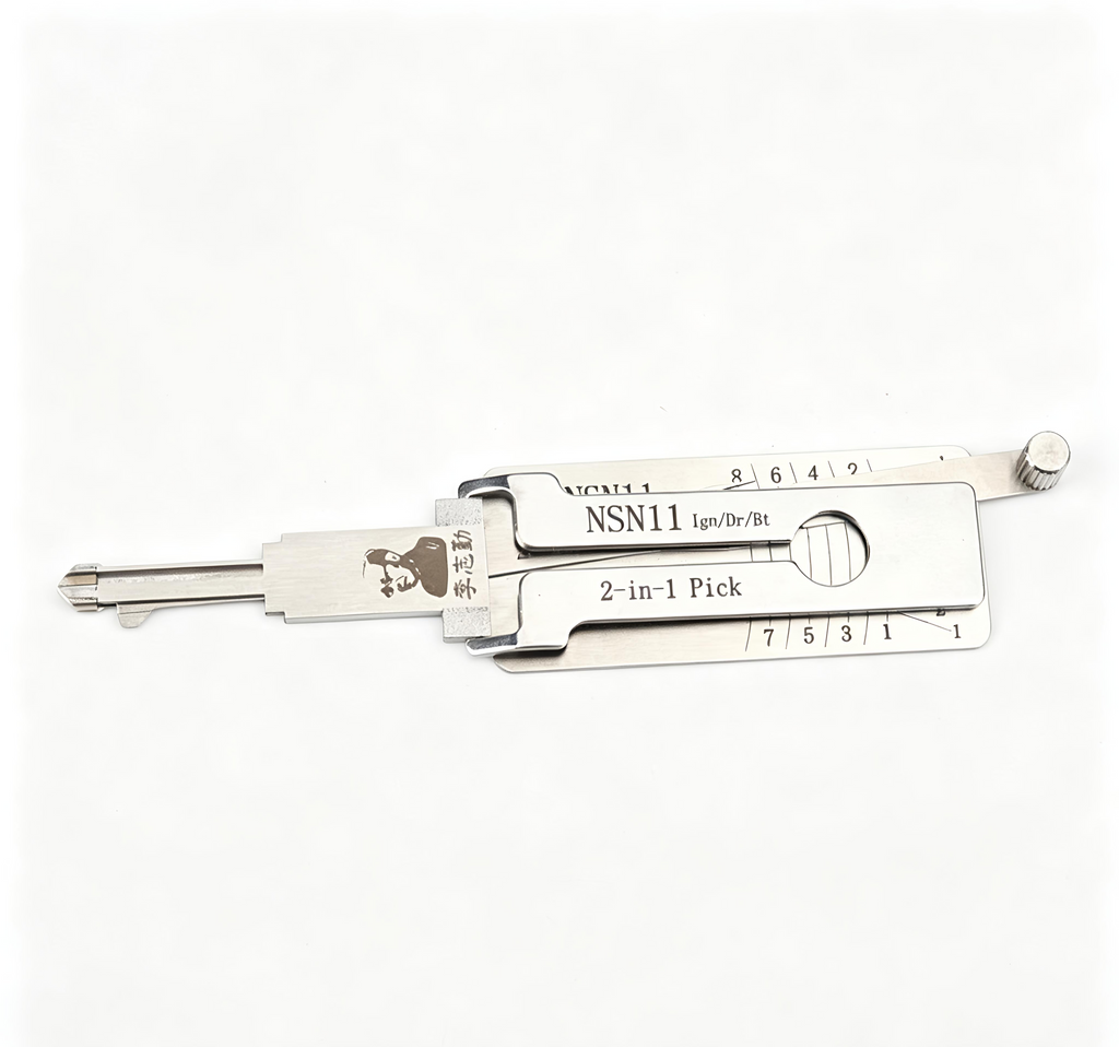 🔧 Lishi NSN11 2-in-1 Auto Lock Pick & Decoder | Professional Car Decoding Tool