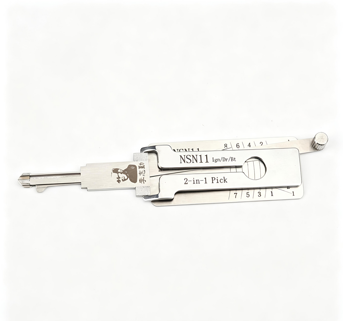 🔧 Lishi NSN11 2-in-1 Auto Lock Pick & Decoder | Professional Car Decoding Tool
