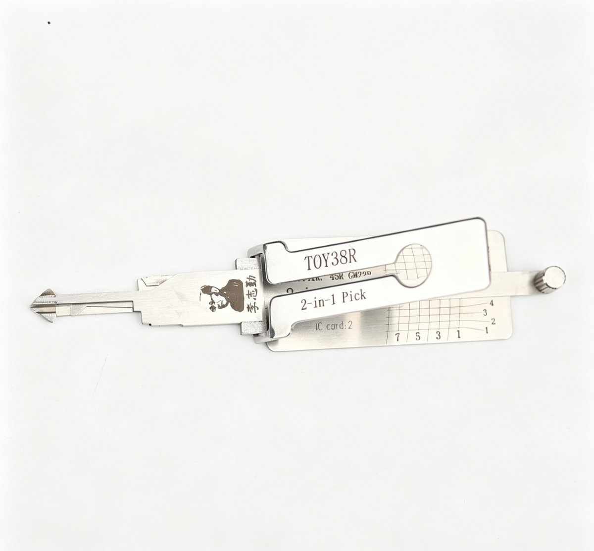 🔧 Lishi TOY38R 2-in-1 Car Lock Pick & Decoder | Professional Auto Lock Tool