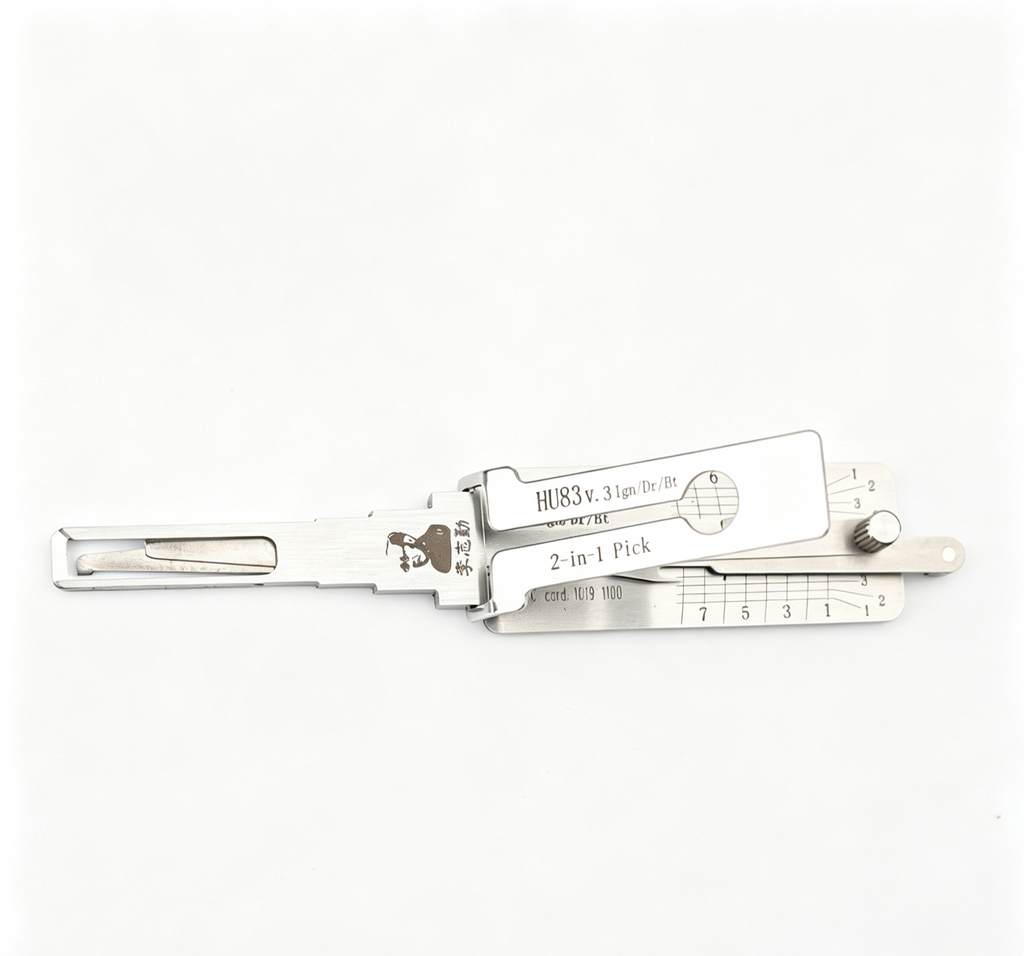 🔧 Lishi HU83 2-in-1 Auto Lock Pick & Decoder | Professional Car Decoding Tool