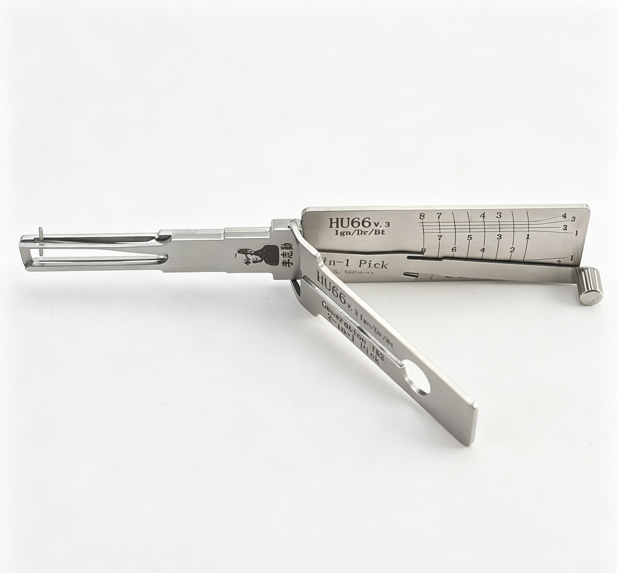 🔧 Lishi HU66 2-in-1 Auto Lock Pick & Decoder | Professional Car Decoding Tool