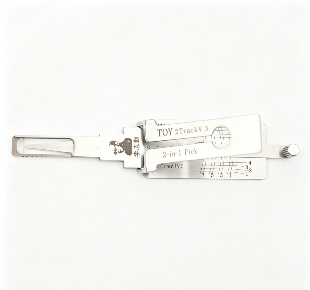 🔧 Lishi TOY2 2-in-1 Car Lock Pick & Decoder | Professional Auto Lock Tool