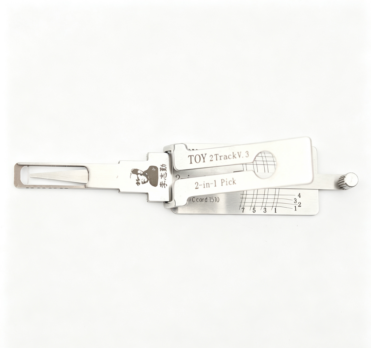 🔧 Lishi TOY2 2-in-1 Car Lock Pick & Decoder | Professional Auto Lock Tool