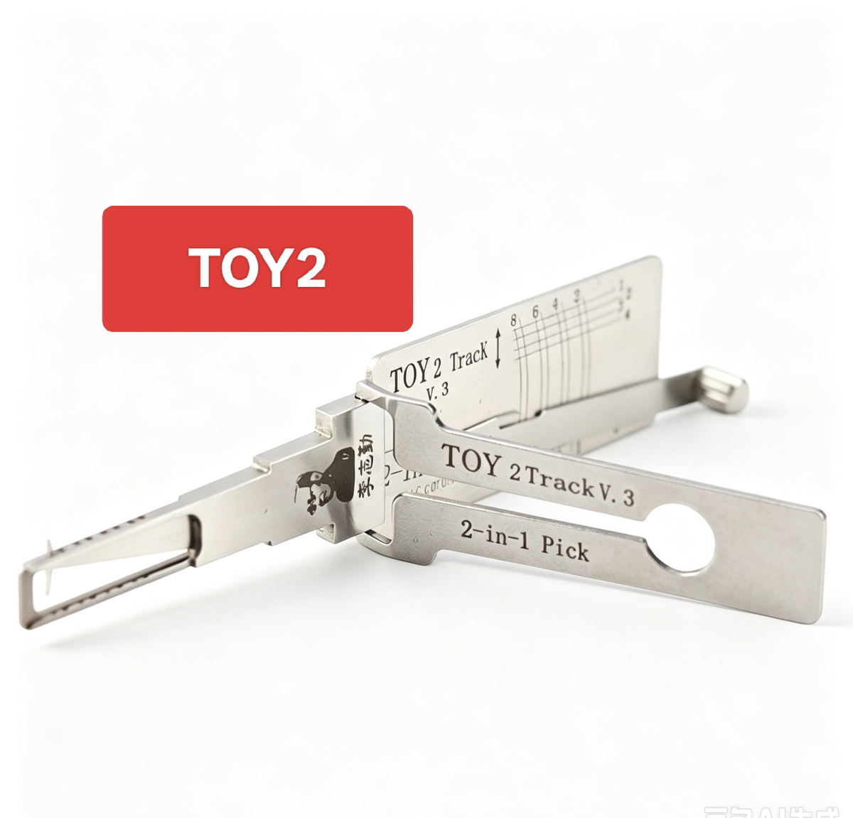 🔧 Lishi TOY2 2-in-1 Car Lock Pick & Decoder | Professional Auto Lock Tool