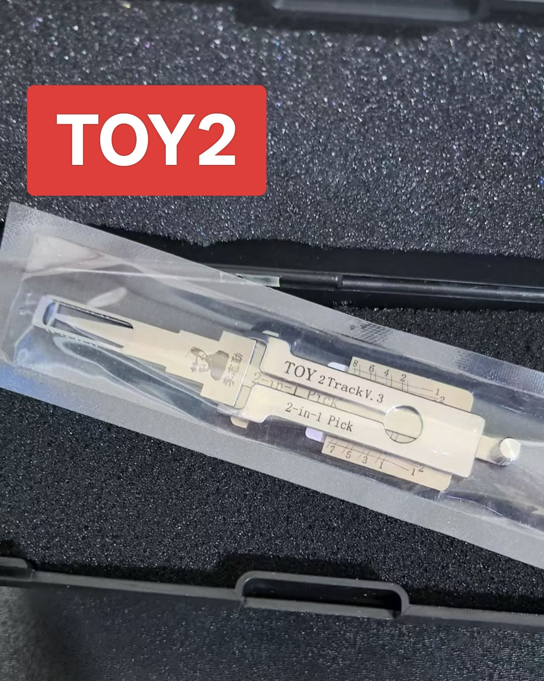 🔧 Lishi TOY2 2-in-1 Car Lock Pick & Decoder | Professional Auto Lock Tool