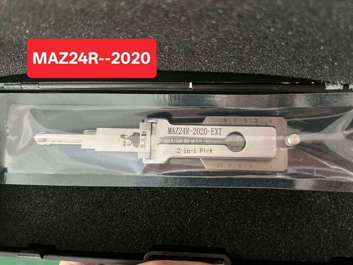 🔧 Lishi MAZ24R-2020 2-in-1 Car Lock Pick & Decoder | Professional Auto Lock Tool