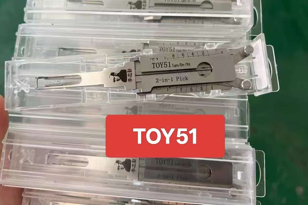 🔧 Lishi TOY51 2-in-1 Car Lock Pick & Decoder | Professional Auto Lock Tool