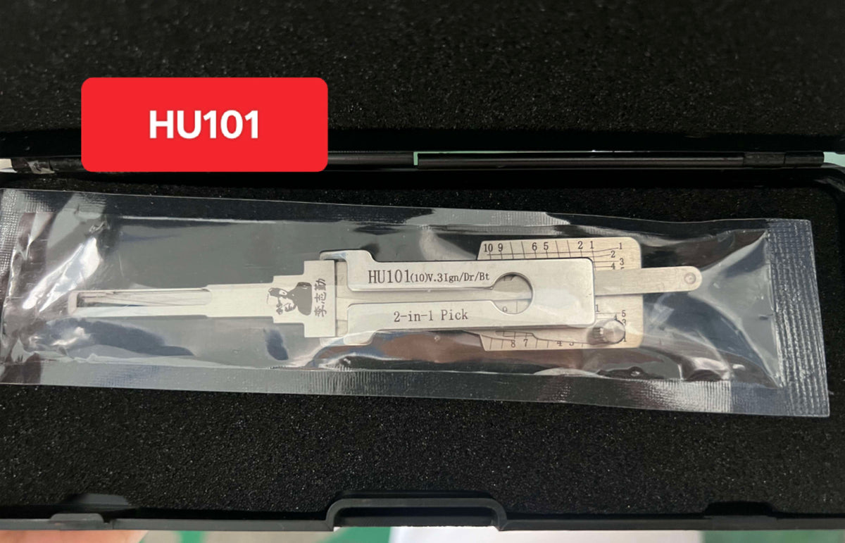 🔧 Lishi HU101(10 Teeth) 2-in-1 Car Lock Pick & Decoder | Professional Auto Lock Tool