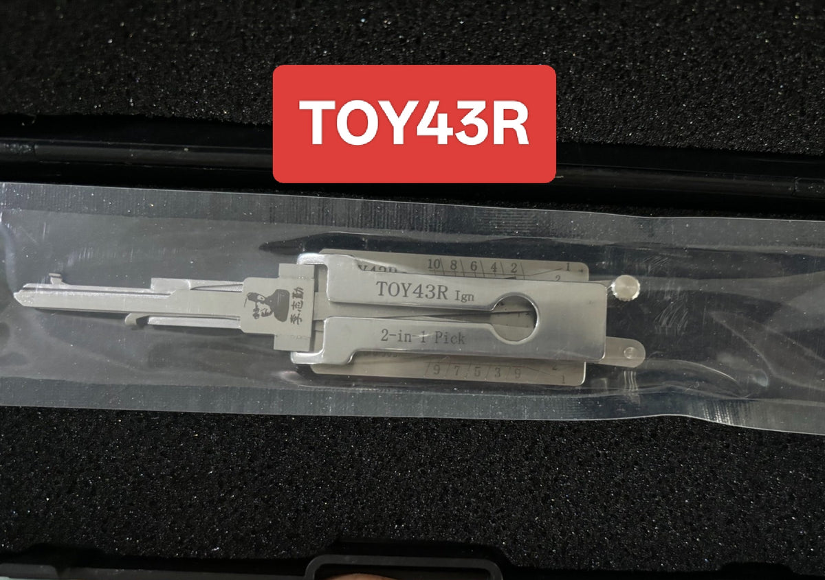 🔧 Lishi TOY43R(Ign) 2-in-1 Car Lock Pick & Decoder | Professional Auto Lock Tool