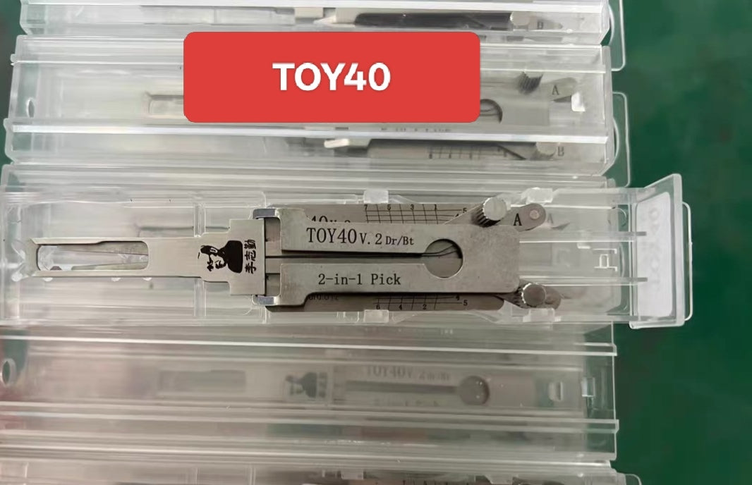 🔧 Lishi TOY40 2-in-1 Car Lock Pick & Decoder | Professional Auto Lock Tool