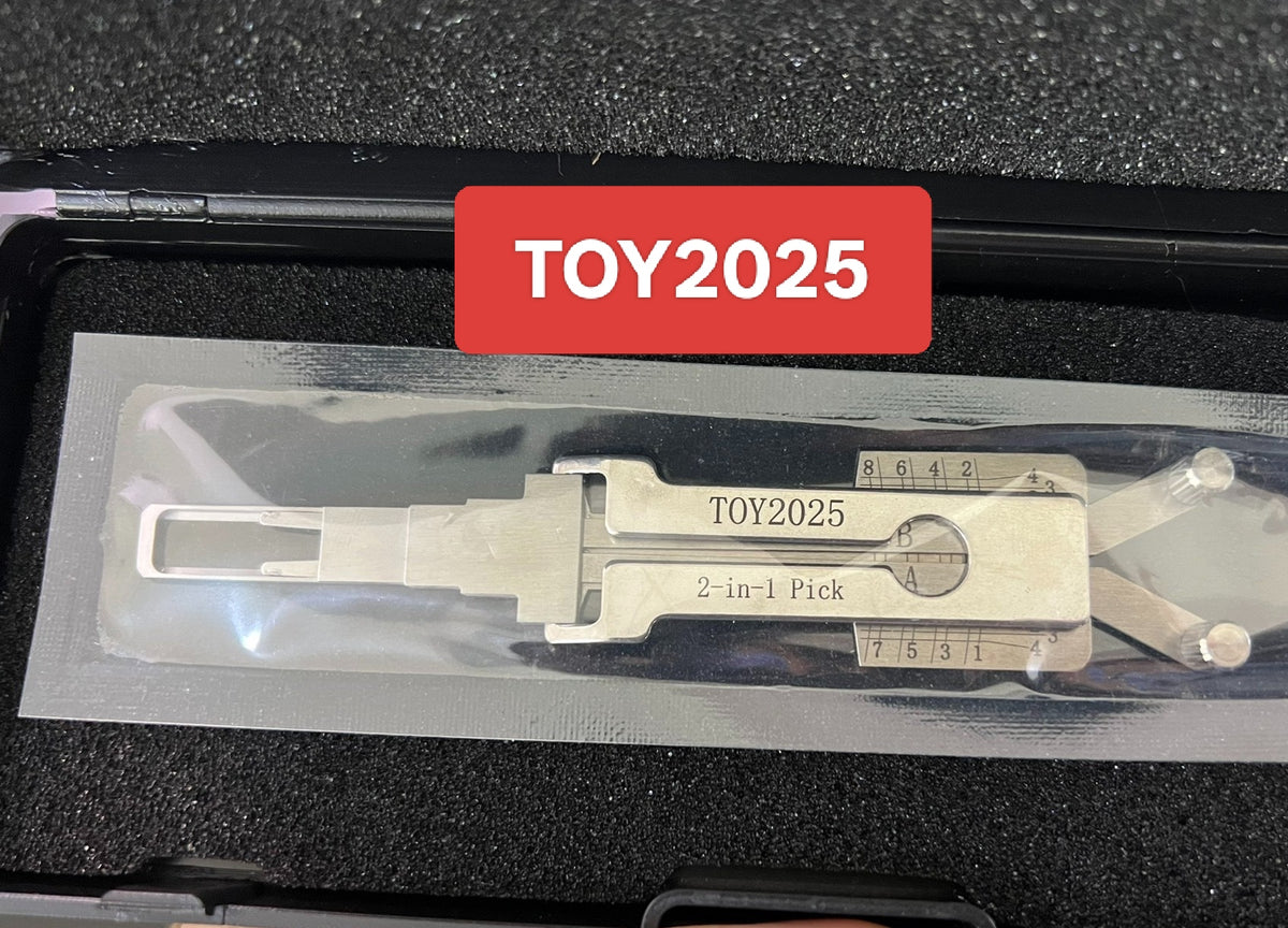 🔧 Lishi TOY2025 2-in-1 Car Lock Pick & Decoder | Professional Auto Lock Tool