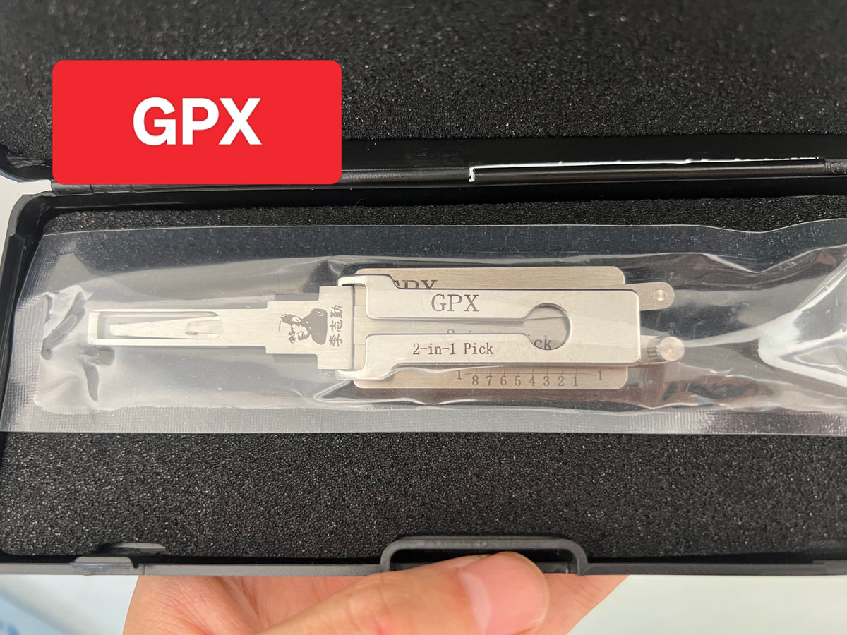 🔧 Lishi GPX 2-in-1 Motorcycle Lock Pick & Decoder | Professional Tool