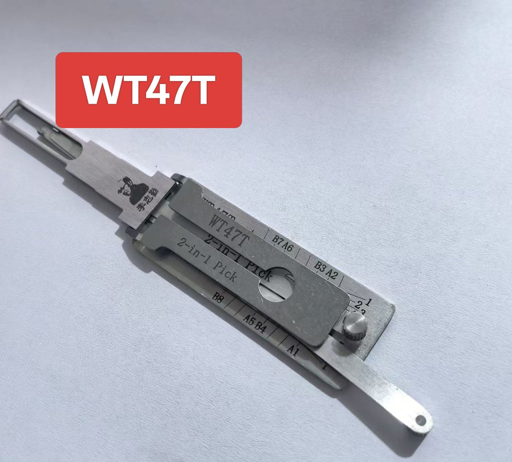 🔧 Lishi WT47T 2-in-1 Car Lock Pick & Decoder | Professional Locksmith Tool