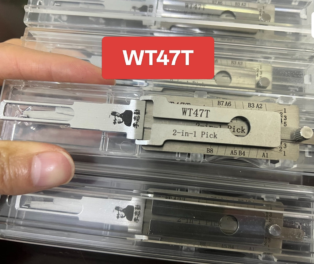🔧 Lishi WT47T 2-in-1 Car Lock Pick & Decoder | Professional Locksmith Tool