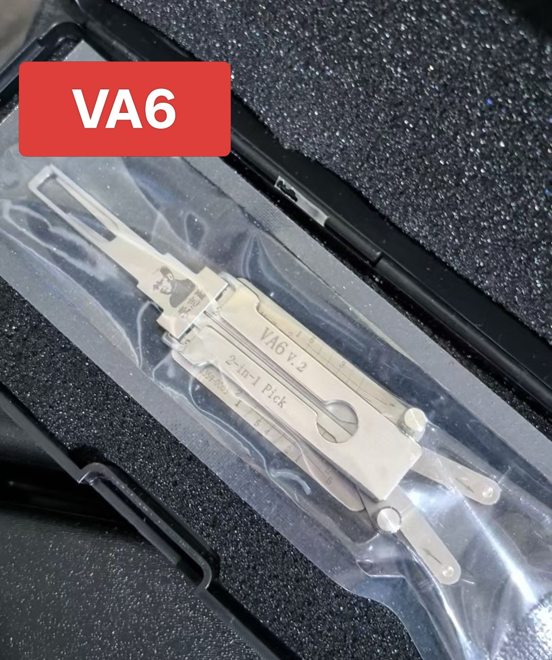 🔧 Lishi VA6V.2 2-in-1 Car Lock Pick & Decoder | Professional Locksmith Tool