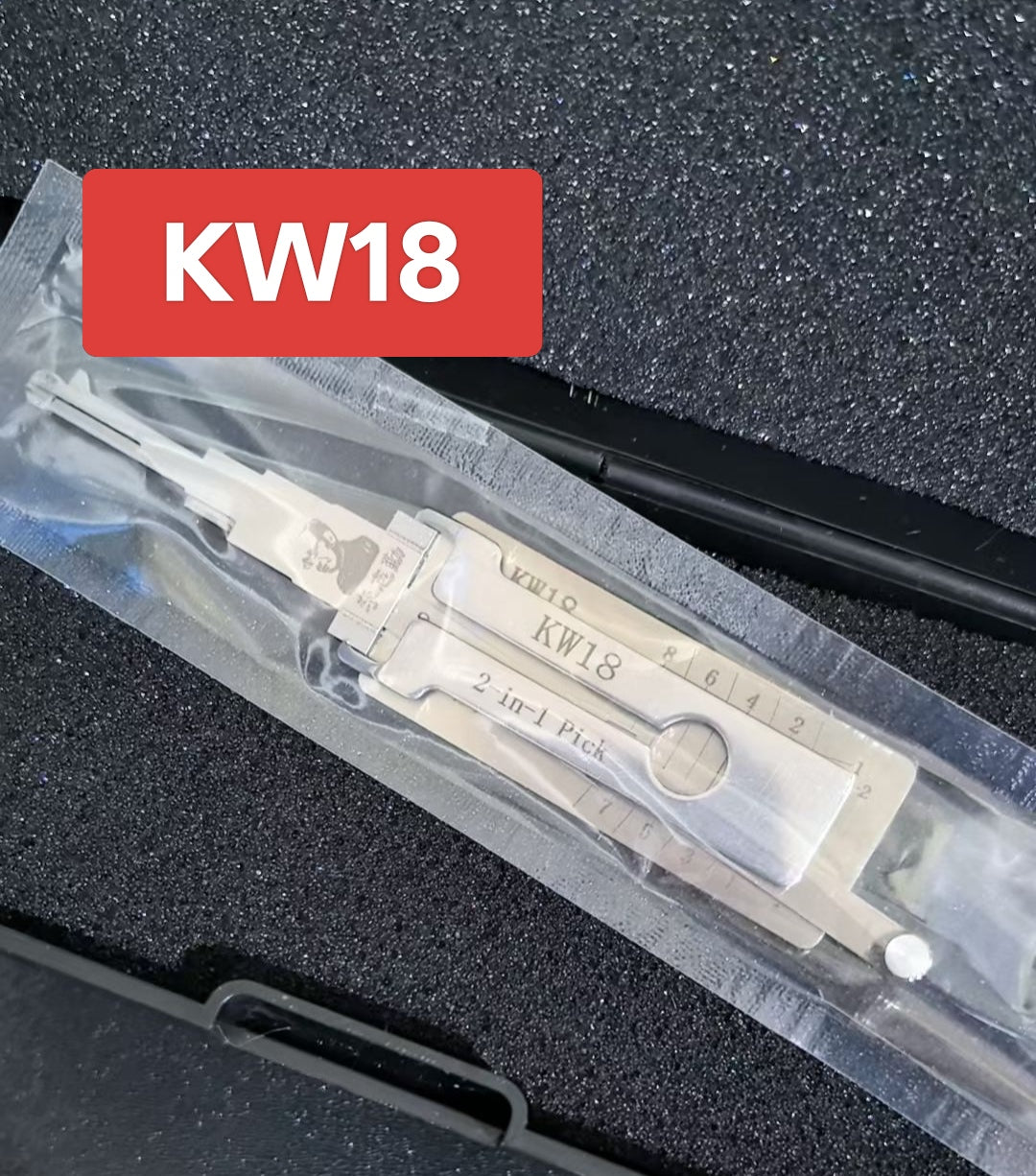 🔧 Lishi KW18 2-in-1 Motorcycle Lock Pick & Decoder | Professional Locksmith Tool