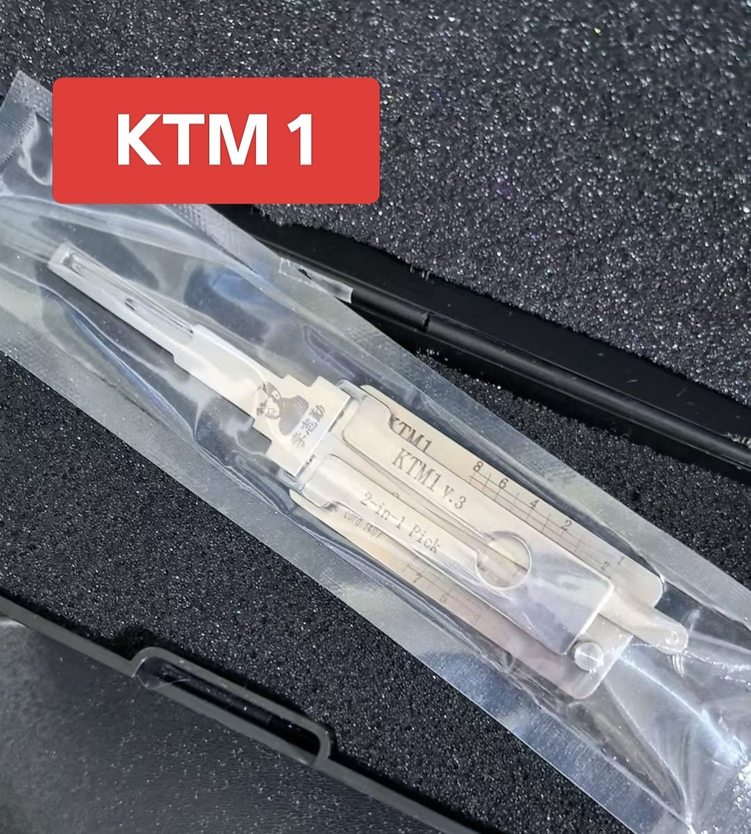 🔧 Lishi KTM1 2-in-1 Motorcycle Lock Pick & Decoder | Professional Locksmith Tool
