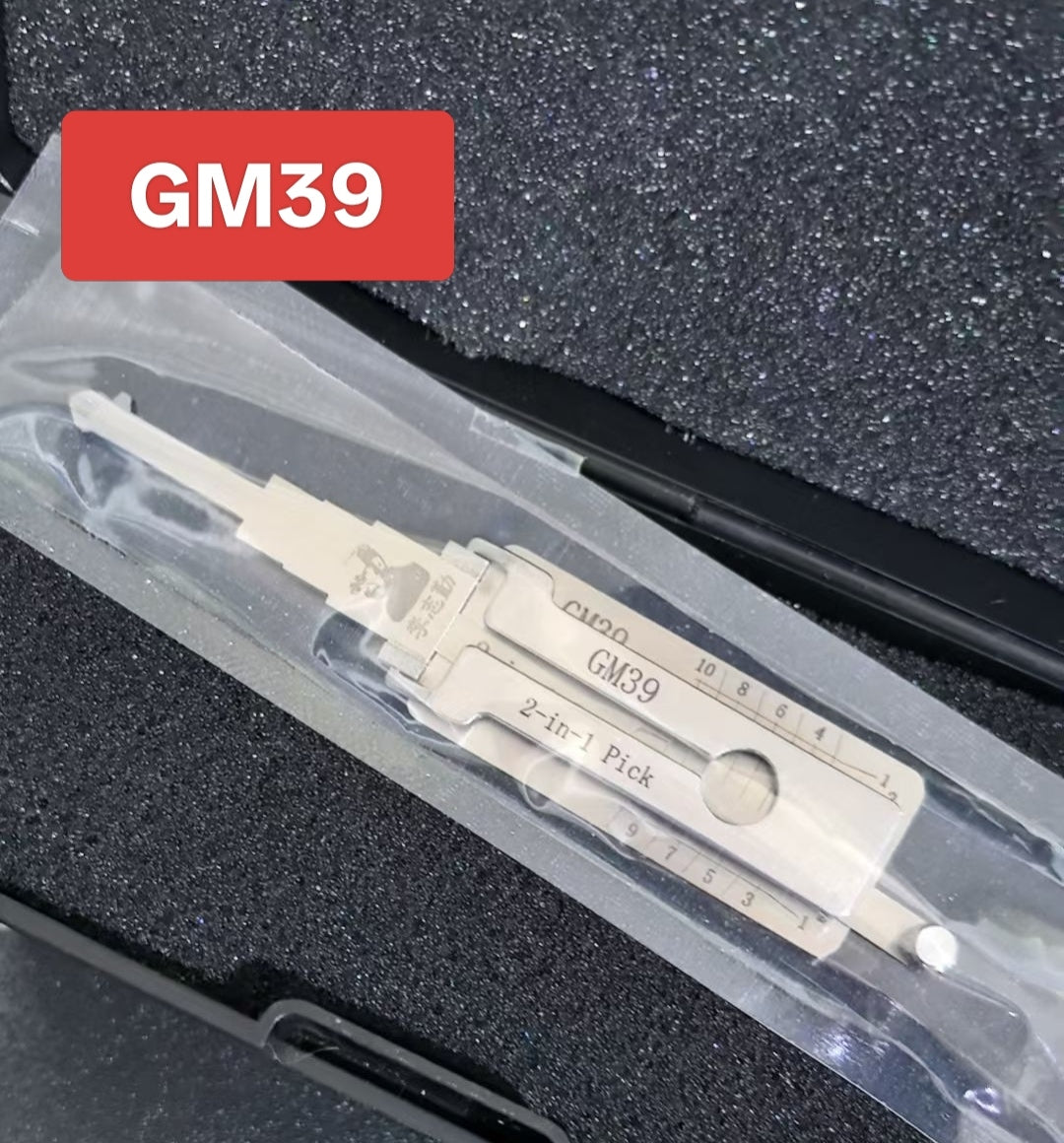 🔧 Lishi GM39 2-in-1 Car Lock Pick & Decoder | Professional Locksmith Tool