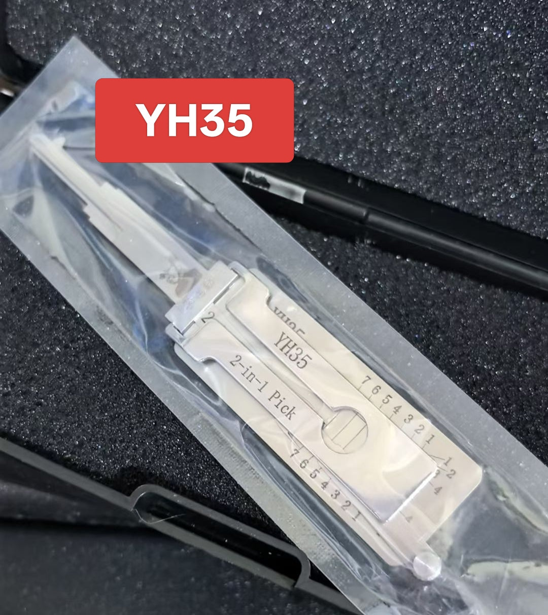 🔧 Lishi YH35 2-in-1 Motorcycle Lock Pick & Decoder | Professional Locksmith Tool