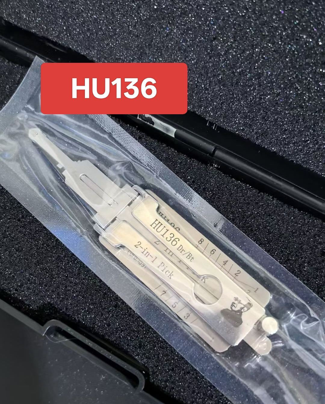 🔧 Lishi HU136 2-in-1 Car Lock Pick & Decoder | Professional Locksmith Tool