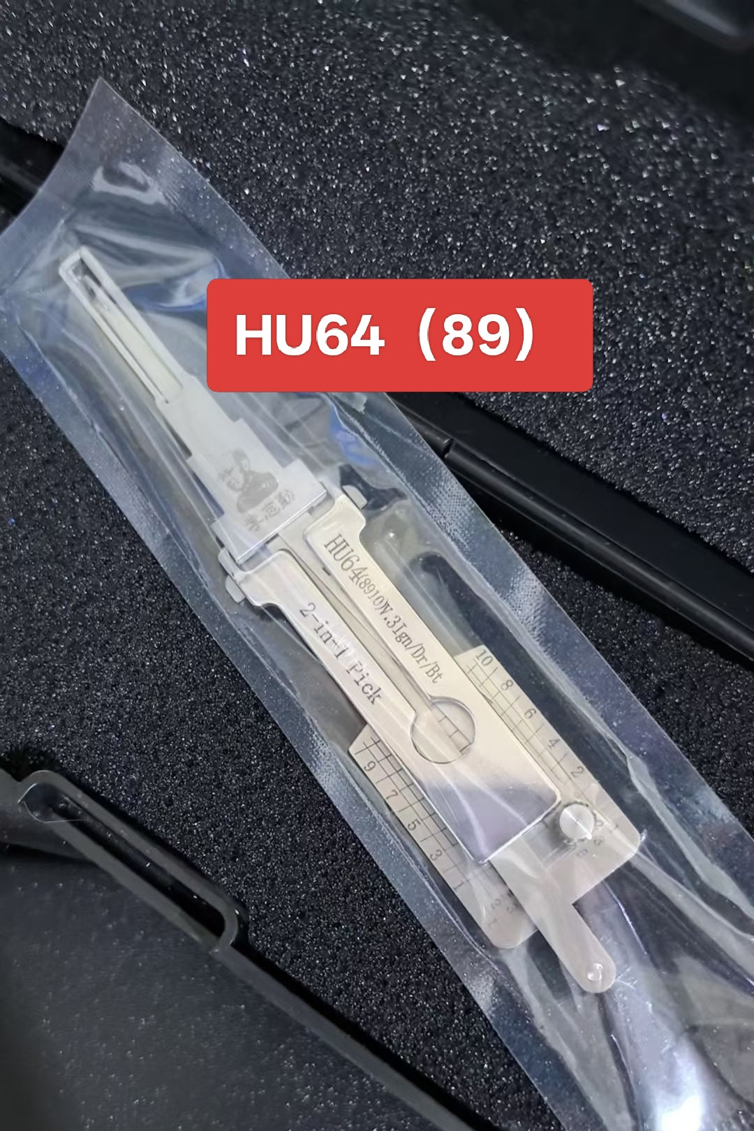 🔧 Lishi HU64(8,9,10) 2-in-1 Car Lock Pick & Decoder | Professional Locksmith Tool