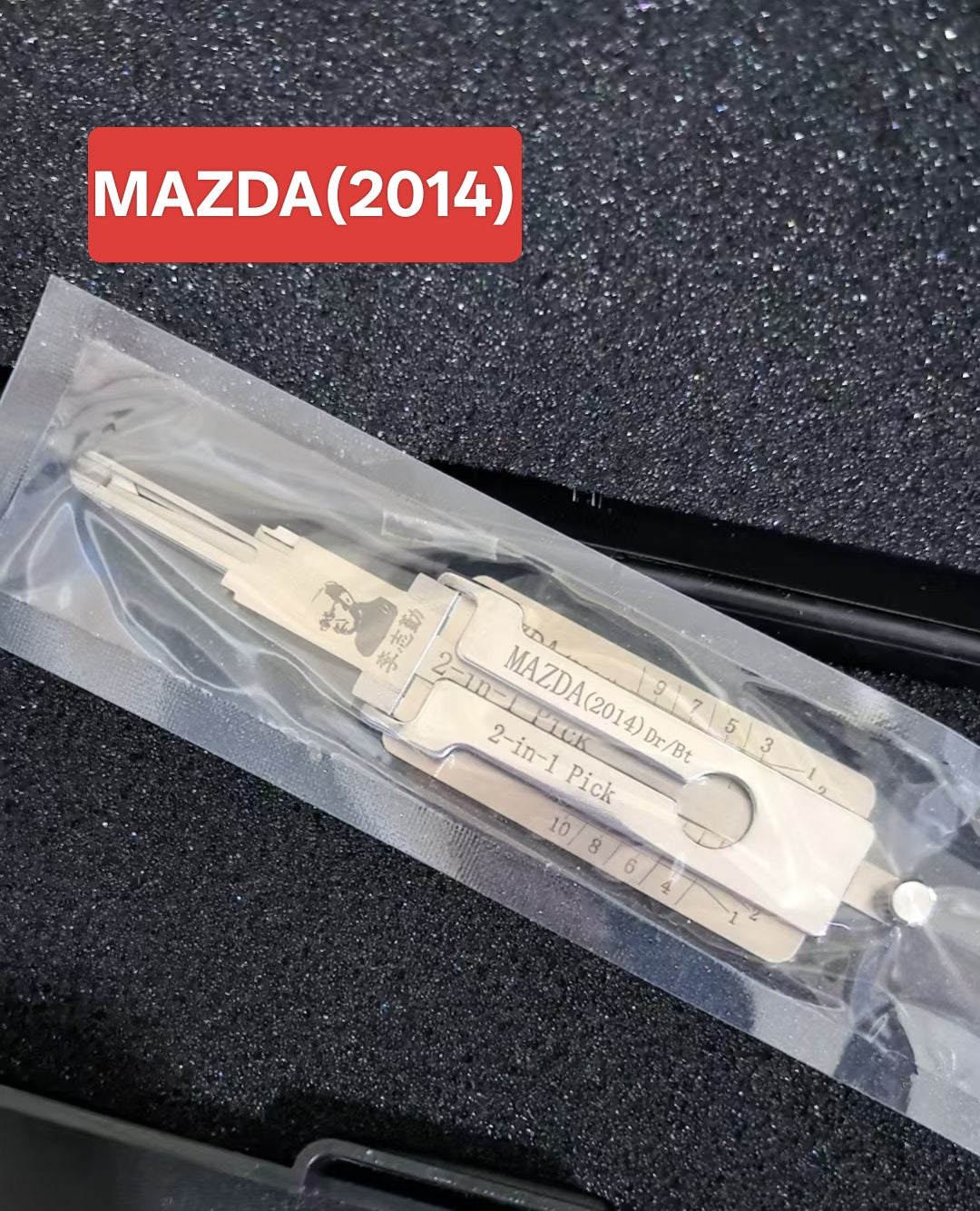 🔧 Lishi MAZDA(2014) 2-in-1 Car Lock Pick & Decoder | Professional Locksmith Tool
