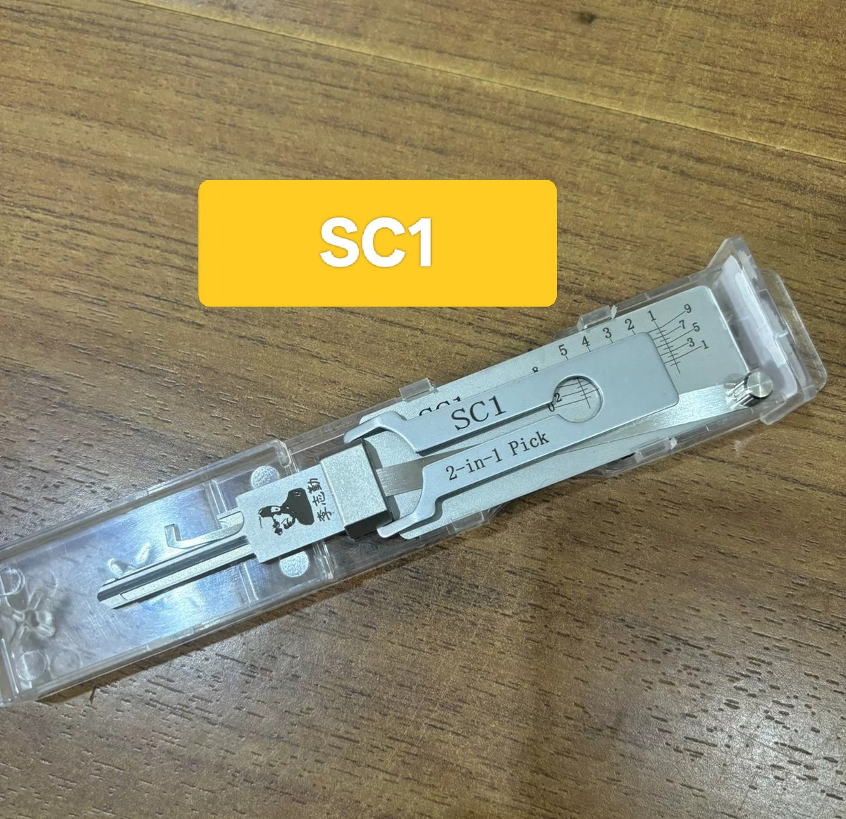 🔧 Lishi SC1 2-in-1 Door Lock Pick & Decoder | Professional Locksmith Tool