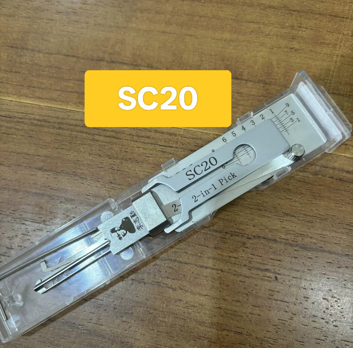 🔧 Lishi SC20 2-in-1 Door Lock Pick & Decoder | Professional Locksmith Tool