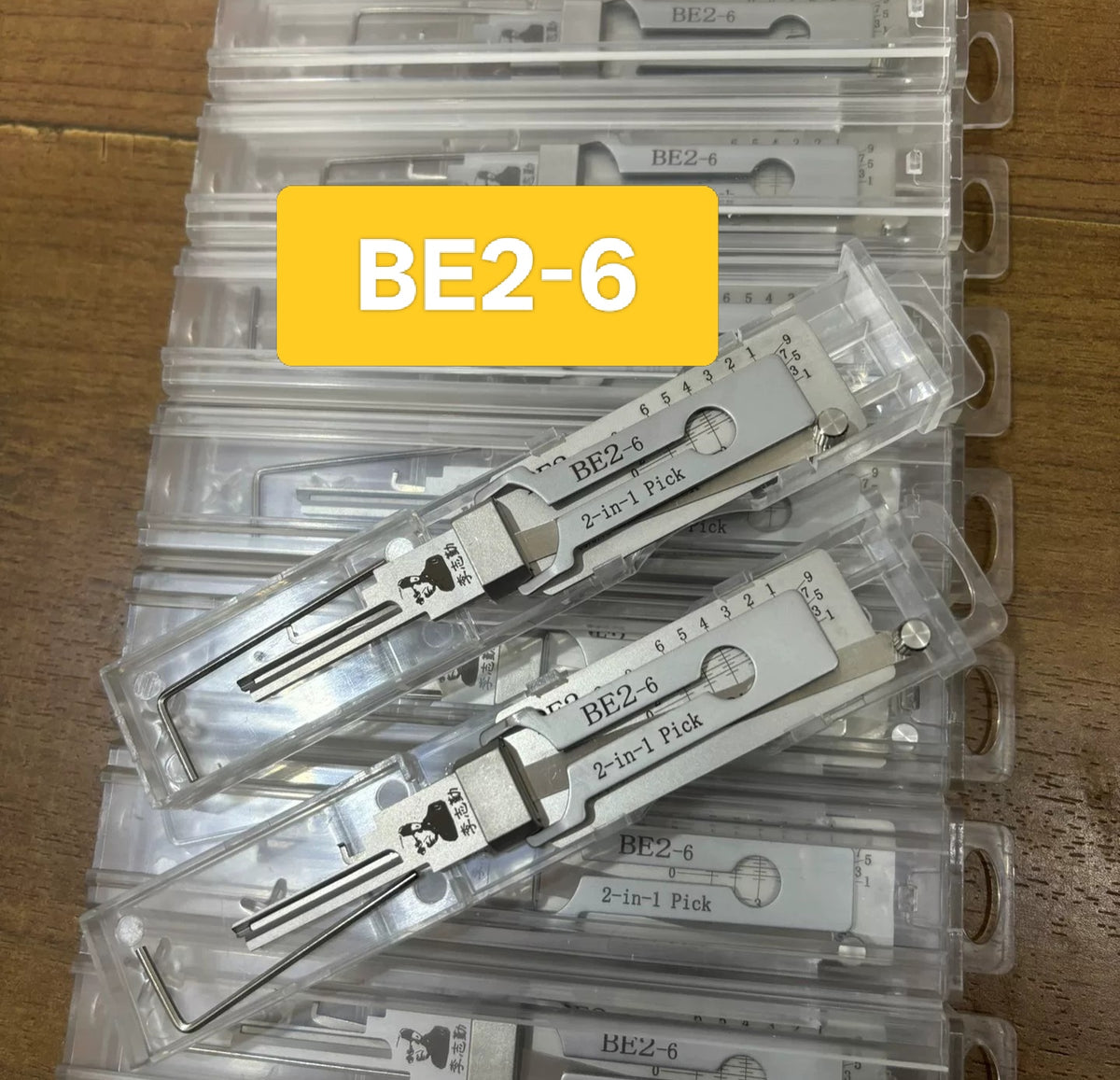 🔧 Lishi BE2-6 2-in-1 Door Lock Pick & Decoder | Professional Locksmith Tool