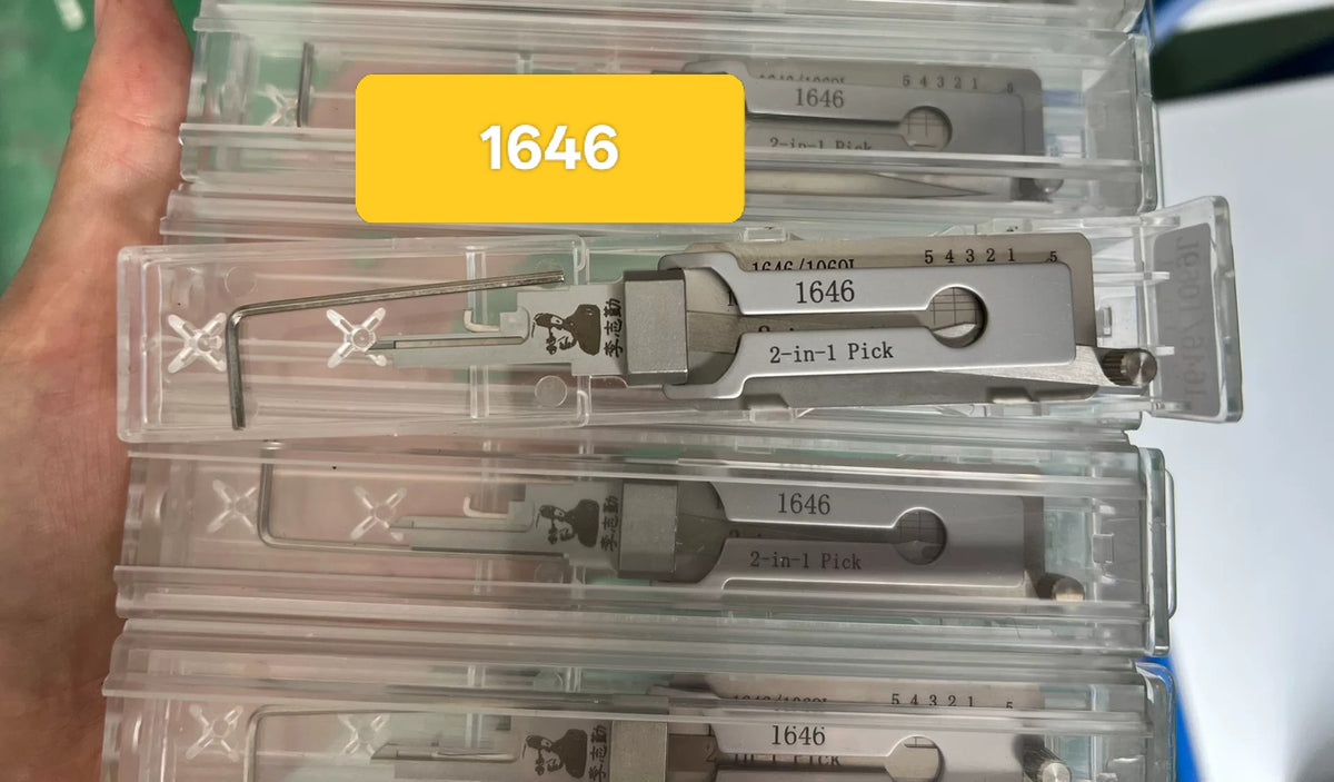 🔧 Lishi 1646 2-in-1 Door Lock Pick & Decoder | Professional Locksmith Tool