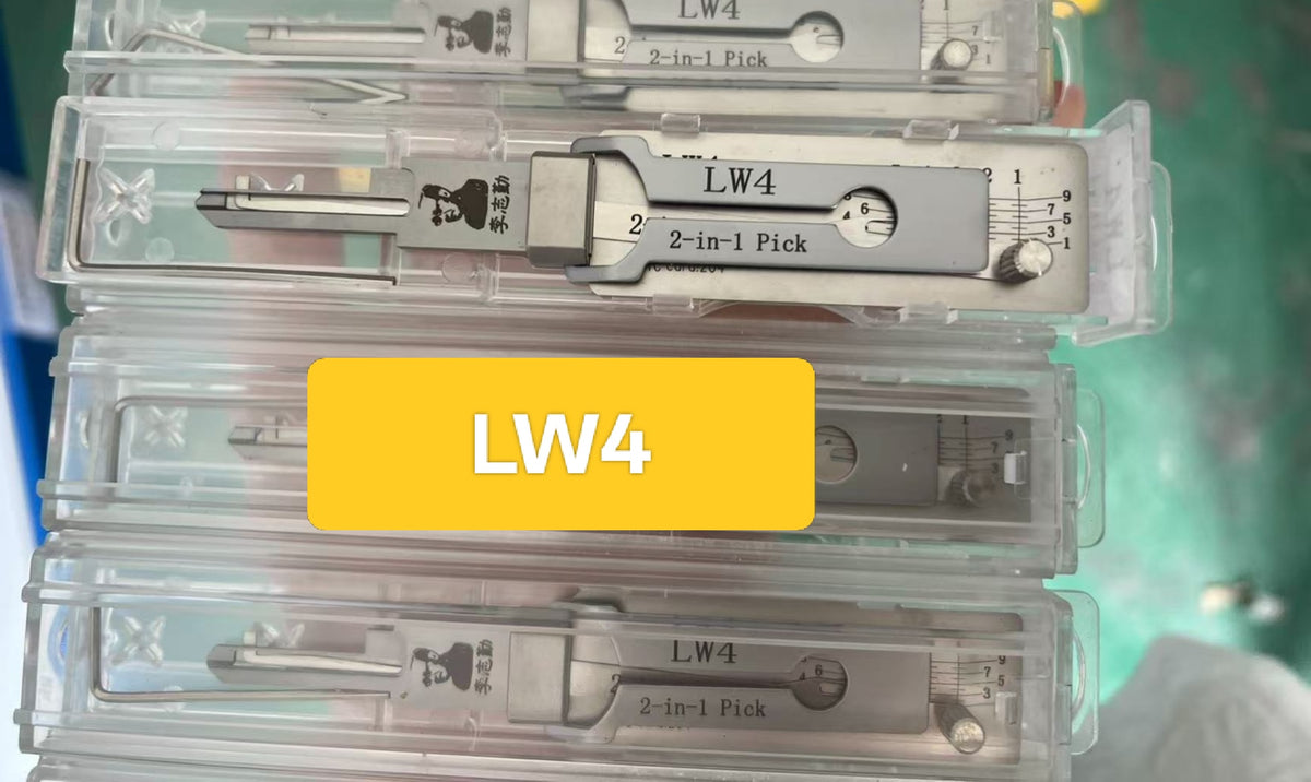 🔧 Lishi LW4 2-in-1 Door Lock Pick & Decoder | Professional Locksmith Tool